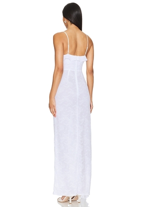 NBD Anila Maxi Dress in White. Size M. Also in S, XS, XXS.