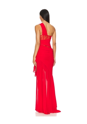 NBD Christian Gown in Red. Size XS. Also in XXS.