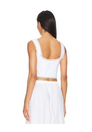 MAJORELLE Kismet Top in Ivory. Size M. Also in L, XL.