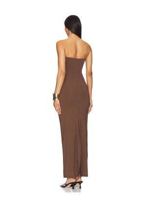 Nakedvice The Evelyn Dress in Chocolate. Size S. Also in XS, M, L, XL/1X.