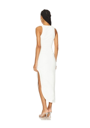 MISHA Ida Midi Dress in Ivory. Size S. Also in XXS, XS.