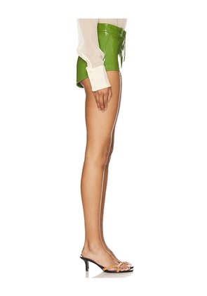 LAMARQUE x REVOLVE Annaise Hot Short in Green. Size M. Also in XS, L.