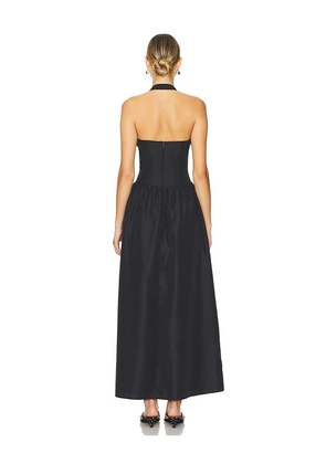 MORE TO COME Bexley Maxi Dress in Black. Size M. Also in XS, XXS.