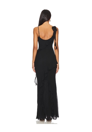 MAJORELLE Teagan Gown in Black. Size M. Also in S, XL.