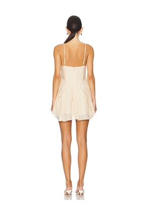 MORE TO COME Lilah Mini Dress in Peach. Size S. Also in L.