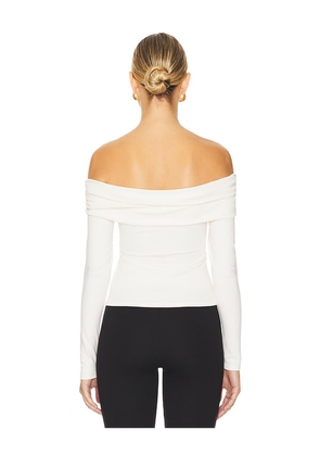Line & Dot Towne Off Shoulder Top in Ivory. Size M. Also in L, S, XL, XS, XXS.