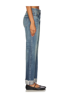 Moussy Vintage Hopewell Straight Jeans in Denim-Dark. Size 25. Also in 24, 26, 27.