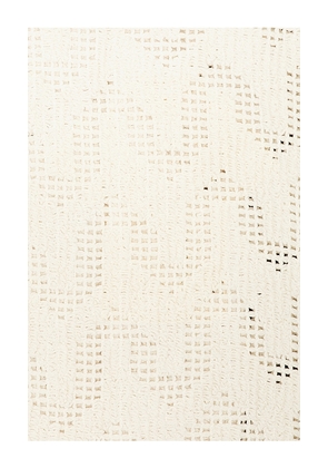 OAS Atlas Cuba Crochet Shirt in Cream. Size M. Also in S, XL/1X.