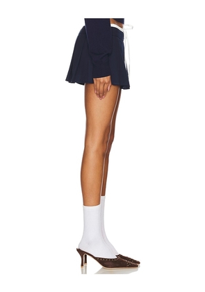 LIONESS Dynasty Mini Skort in Navy. Size M. Also in XXS, XS, S, L, XL, XXL.