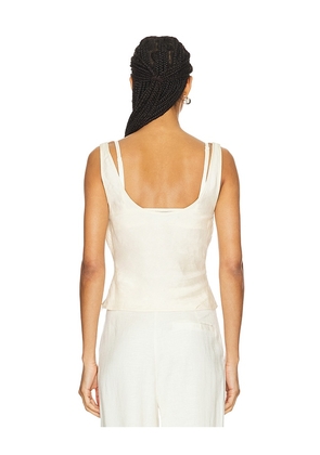 LIONESS Delilah Top in Ivory. Size M. Also in XXS, XS, S, L, XL, XXL.