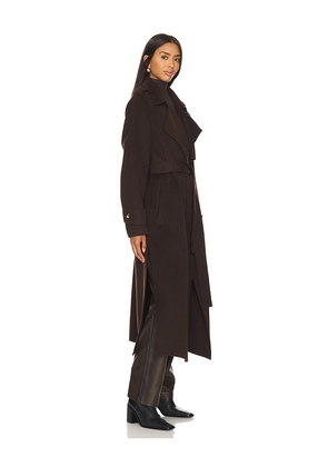 LAMARQUE Margaret Coat in Chocolate. Size M. Also in S, XS, L, XL.