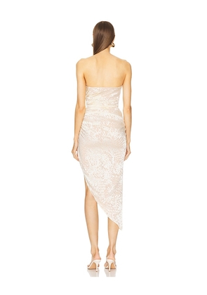 Michael Costello x REVOLVE Cecilia Midi Dress in Ivory. Size S. Also in XS, M.