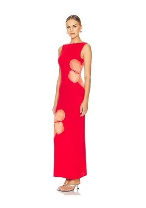 Lovers and Friends Vicenta Maxi Dress in Red. Size M. Also in XS, S, L, XXS, XL.