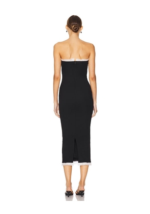 MORE TO COME Addison Strapless Dress in Black. Size M. Also in XS, XXS.