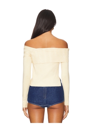 MORE TO COME Effie Sweater in Beige. Size M. Also in XS, S, L.