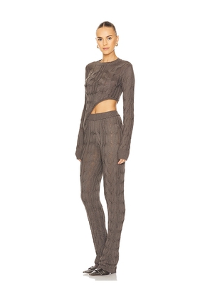 MORE TO COME Cally Pant Set in Grey. Size S. Also in XS.