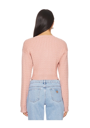 MORE TO COME Padme Cardigan in Pink. Size M. Also in XS, L.