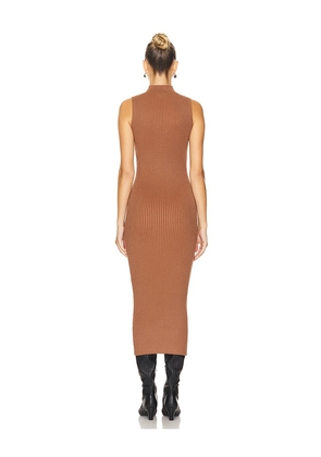 Lovers and Friends Adalee Midi Dress in Brown. Size M. Also in L, S.