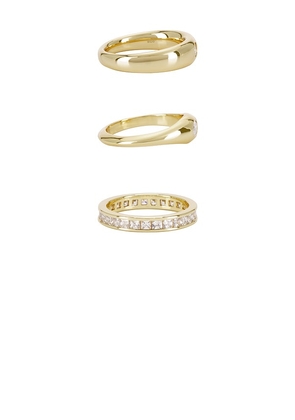 MEGA The Stormy Stack in Metallic Gold. Size 5. Also in 6, 7.