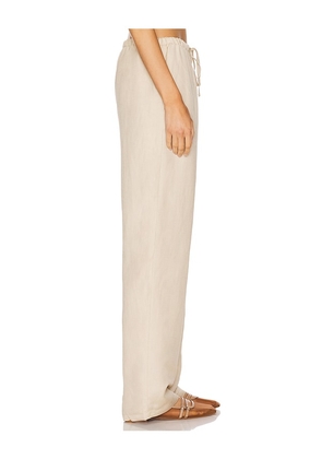 LIONESS Ride With Me Pant in Cream. Size M. Also in XS, S, L, XL, XXL.