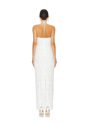 Lovers and Friends Eloise Embellished Maxi Dress in White. Size M. Also in L, S, XL, XS, XXS.