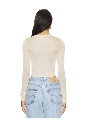 Lovers and Friends Nathalie Sweater in Beige. Size M. Also in XS, S, L.