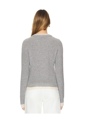 Line & Dot Hutch Double Layer Cardigan in Grey. Size M. Also in S, XS, L, XL.