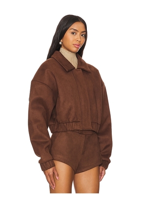 Nakedvice The Selene Jacket in Chocolate. Size M. Also in S, XS, L, XL/1X.