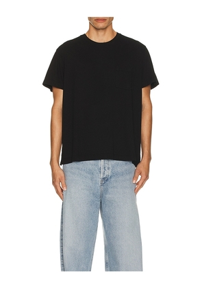 NILI LOTAN Brandon Tee in Black. Size L. Also in S, M, XL/1X.
