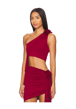 Lovers and Friends Cordelia Top in Burgundy. Size XL. Also in M.