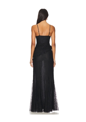 MAJORELLE Salma Gown in Black. Size M. Also in XXS, XS, S, L.