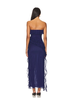 MORE TO COME Frankie Maxi Dress in Navy. Size M. Also in S, XS.