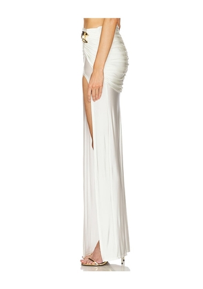 Michael Costello x REVOLVE Magnolia Maxi Skirt in Ivory. Size M. Also in XL.