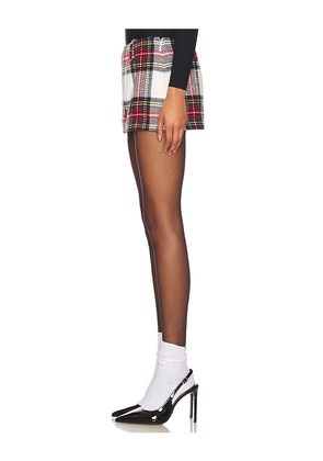 Lovers and Friends Cher Mini Skort in Red,Grey. Size M. Also in S, L, XL.