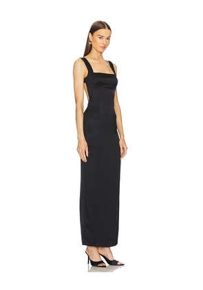 Michael Costello x REVOLVE Teya Maxi Dress in Black. Size M. Also in S, XL.