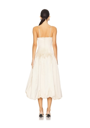LPA Kaia Midi Dress in Beige. Size M. Also in L.