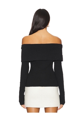 MAJORELLE Corina Sweater in Black. Size S. Also in XS, M, XXS.