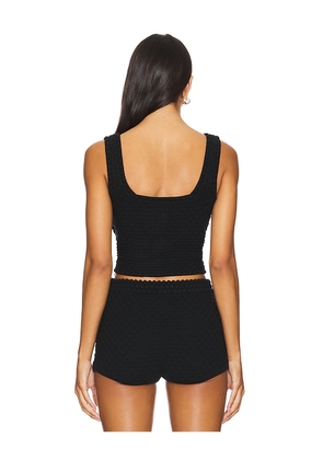 MAJORELLE Evaline Top in Black. Size M. Also in L, XL.