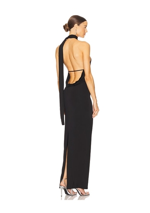 NBD The Violetta Maxi Dress in Black. Size M. Also in L, S, XL.