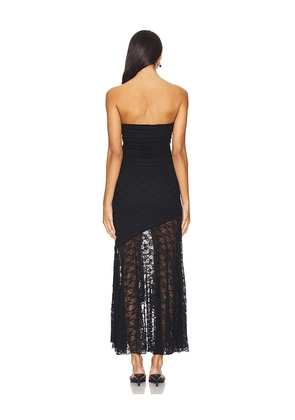 MORE TO COME Nylah Maxi Set in Black. Size M. Also in XXS, XS, S.