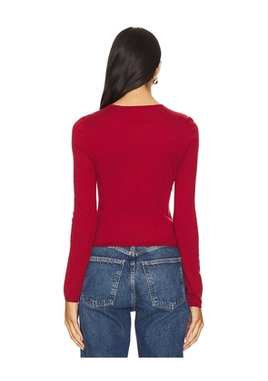 Lovers and Friends Emberly Knit Top in Burgundy. Size S. Also in M, XL, XS, XXS.