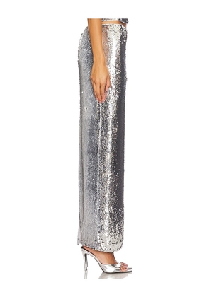Lovers and Friends Lilium Skirt in Metallic Silver. Size S. Also in M.