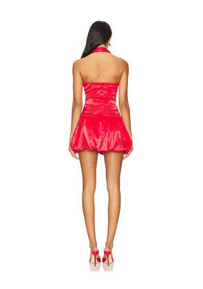 MORE TO COME Daphne Mini Dress in Red. Size M. Also in XS, S, L.