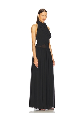 L'Academie Amouage Maxi Dress in Black. Size M. Also in S, L.