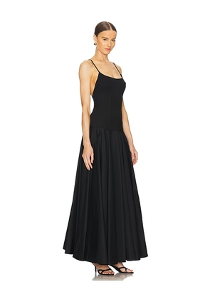 L'Academie Laure Maxi Dress in Black. Size M. Also in XS, S.