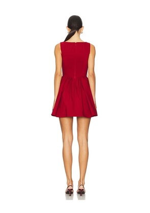 LPA Giovanna Mini Dress in Red. Size L. Also in XXS, XS, S, M.