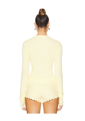 LIONESS Ivy League Top in Cream. Size M. Also in XXS, XS, S, L, XL, XXL.