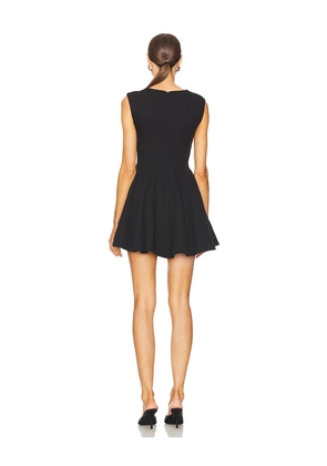 MAJORELLE Livia Mini Dress in Black. Size S. Also in XXS, XS.