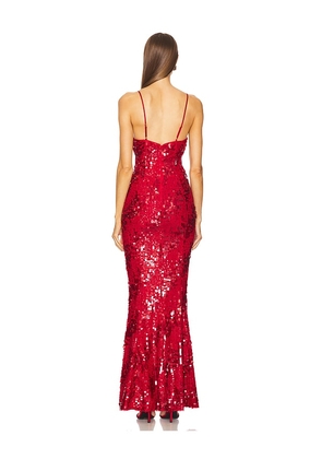 Michael Costello x REVOLVE Marlene Gown in Red. Size XS. Also in S, M.