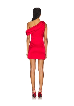 Line & Dot Harles Mini Dress in Red. Size S. Also in XS, M.